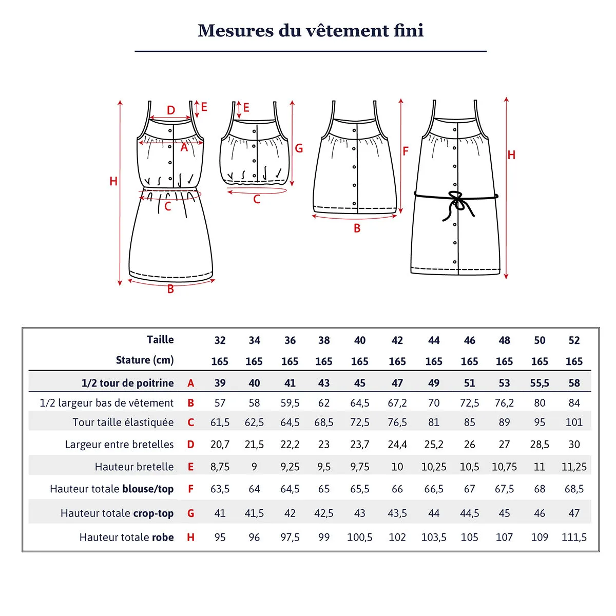 ZANZIBAR Top or Dress - Women 32-52 - PDF Sewing Pattern